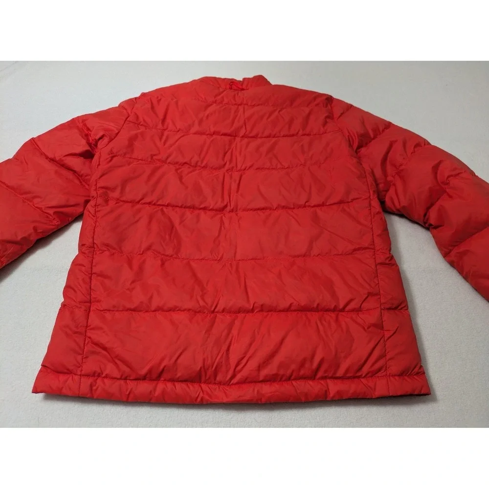 The North Face Jacket Mens Medium Red Down Puffer 550 Full Zip Outdoor Winter